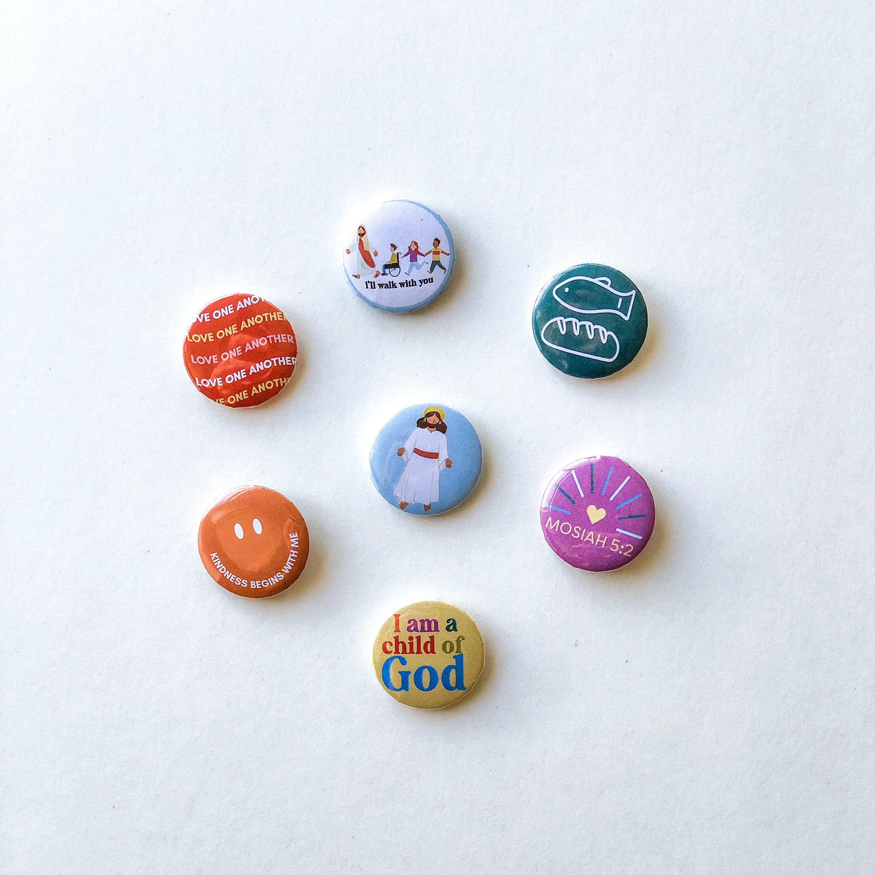 Gospel-Centered Button Pins