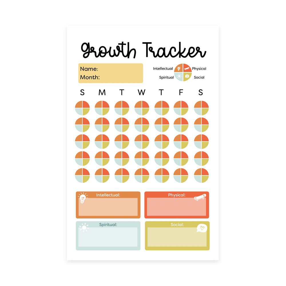 GROW: Goal Journal Growth Trackers- free digital download