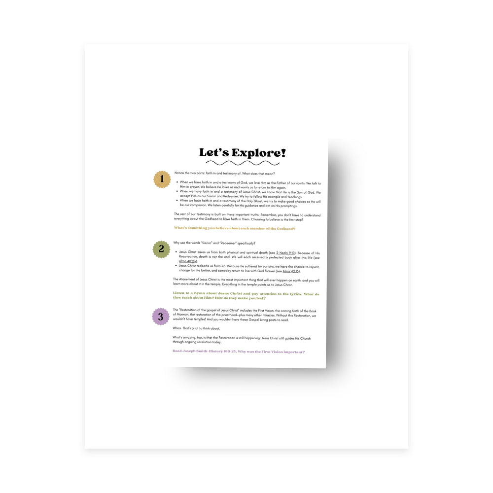 Youth Temple Recommend Interview Questions- digital download