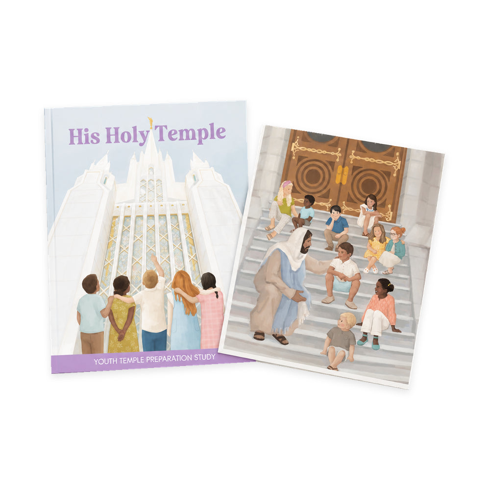 His Holy Temple Bundle— Book & Art Print